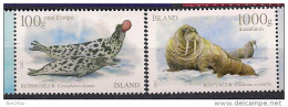 2012 Island Mi. 1367-8 **MNH   Robben - Ungebraucht