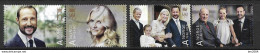 2013  Norwegen Mi. 1819-22 Used  40. Geburtstage Von Kronprinz Haakon Und Kronprinzessin Mette-Marit. - Used Stamps