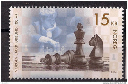 2014  Norge Norwegen.  Mi. 1862     **MNH   100 Jahre Norwegischer Schachverband - Unused Stamps