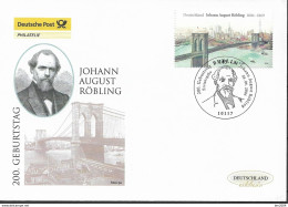 2006  Deutschland Allem. Fed. Mi. 2544 FDC  Brooklyn Bridge über Den East River, New York, - 2001-2010