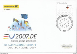 2007  Deutschland Allem. Fed. Mi.2583 FDC  Vorsitz Deutschlands In Der Europäischen Union. - 2001-2010