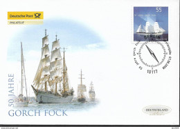 2008  Deutschland Allem. Fed. Mi.2686 FDC.    Bark „Gorch Fock“, Segelschulschiff Der Marineschule Mürwik In Flensburg - 2001-2010