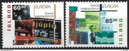 2003  Island Mi.  1038-9 DR   **MNH  Europa: Plakatkunst - 2003