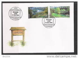 1999 Luxemburg  Mi. 1472-3 FDC  Europa - 1999