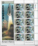 1991 Irland  Mi. 759-60** MNH  Europa: Europäische Weltraumfahrt. - 1991