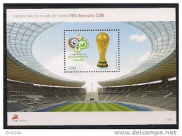 2006 Portugal Mi. Bl. 240 **MNH  FIFA-POKAL - 2006 – Alemania