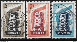 1956 Luxemburg Mi. 555-7 Used  Europa - 1956