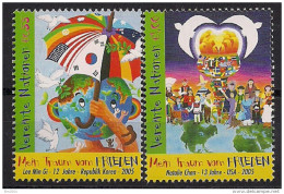 2005 UNO Wien  Mi.  451-2 **MNH       Weltfriedenstag: Mein Traum Vom Frieden - Ungebraucht