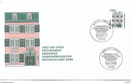 2003  Deutschland Germany Mi. 2336 FDC  16.01.2003 Rollenmarke Beethoven-Haus, Bonn - 2001-2010