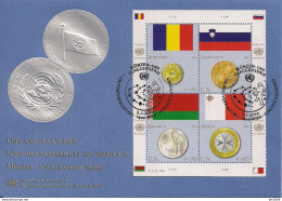2010 UNO Wien Mi. 626-33 FDC . Flaggen Und Münzen Der Mitgliedsstaaten - FDC