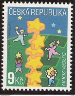 2000  Ceska Rep. Tschech. Rep.    Mi. 256** MNH EUROPA  Kind Mit Stern - 2000