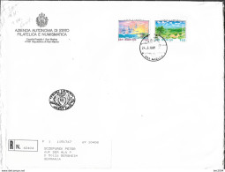 1995 San Marino Mi. 1607-8 FDC Europa: Frieden Und Freiheit - 1995