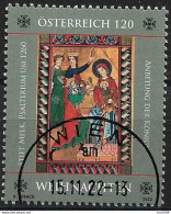 2022 Austria Österreich  Mi. 3696 Used  Weihnachten Anbetung Der Heiligen Drei Könige; Gemälde Aus Dem Melker Psalterium - Used Stamps
