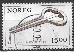 1982 Norwegen Mi. 864 Used   Musikinstrumente : Maultrommel - Usados