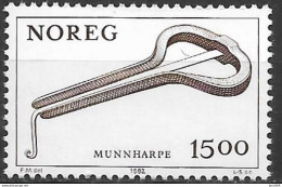 1982 Norwegen Mi. 864 **MNH   Musikinstrumente : Maultrommel - Nuevos