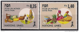 1988 UNO Genf Mi. 162-3 **MNH 10 Jahre Internationaler Fonds Für Landwirtschaftliche Entwicklung (IFAD) - Ungebraucht