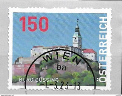 2023 Austria Österreich Mi. 68  FD-used     Dispenser-Marken  Burg Güssing - Used Stamps