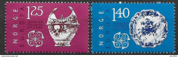 1976 Norwegen  Mi. 724-5 **MNH   Europa: Kunsthandwerk - 1976