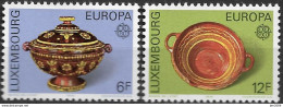 1976 Luxemburg   Mi. 928-9 **MNH Europa: Kunsthandwerk - 1976