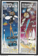 1991 Man  Mi. 464-7** MNH  Europa: Europäische Weltraumfahrt. - 1991