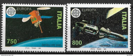 1991 Italien  Mi. 2180-1** MNH  Europa: Europäische Weltraumfahrt. - 1991