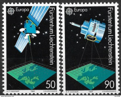 1991 Liechtenstein    Mi. 1011-2** MNH  Europa: Europäische Weltraumfahrt. - 1991