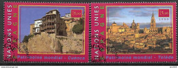 2000 UNO  Genf   Mi. 399-40 Used  Welterbe Spanien - Used Stamps