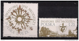 2014 Polen Polska  Mi. 4748-9 **MNH    Weltjugendtag - Ungebraucht