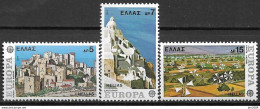 1977 Griechenland   Mi. 1263-5 **MNH . Europa: Landschaften. - 1977