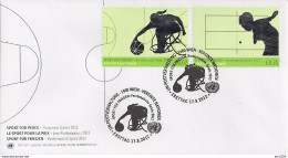 2012  UNO Wien Mi. 754-5   FDC  . Paralympische Sommerspiele, London. - FDC