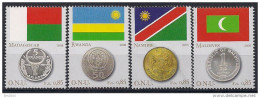 2008 UNO  Wien  Mi. 530-7**MNH   Flaggen Und Münzen Der Mitgliedsstaaten - Neufs