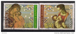 2000 Bulgarien   Bulgaria Mi 4453-4 Used  EUROPA Kind Mit Stern - 2000