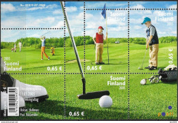 2005 Finnland Mi. Bl 36 **MNH  Golf Als Familiensport. - Ungebraucht