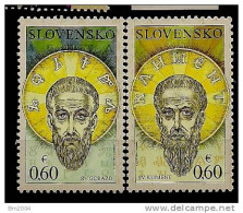 2010 Slowakei Slovensko  Mi. 640-1 **MNH  Jahr Der Christlichen Kultur In Der Slowakei: Heilige - Nuovi