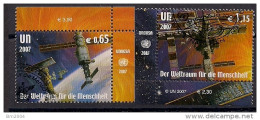 2007 UNO Wien Mi. 518-9  Used  Weltraum - Used Stamps