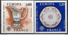 1976 Frankreich  Mi. 1961-2**MNH  Europa: Kunsthandwerk - 1976
