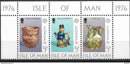 1976 Man   Mi. 82-87**MNH  Europa: Kunsthandwerk - 1976