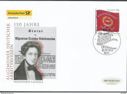 2013 Deutschland Germany. Mi.2997 FDC   150 Jahre Allgemeiner Deutscher Arbeiterverein - 2011-…