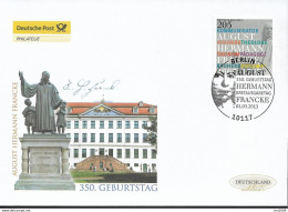 2013 Deutschland Germany. Mi.2989 FDC  350. Geburtstag Von August Hermann Francke - 2011-…