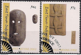 2002 UNO NEW YORK   MI. 894-5 Used Unabhängigkeit Osttimors - Used Stamps