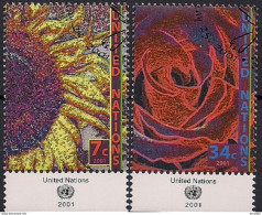 2001 UNO NEW YORK   MI. 870-1  Used - Used Stamps