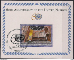 2005 UNO NEW YORK   MI. Bl 25 Used    60 Jahre Vereinte Nationen (UNO). - Blokken & Velletjes