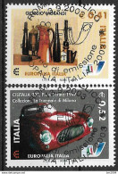 2003 Italien   Mi. 2927-8 FD-used   Europäisches Kulturfestival „Europalia 2003 Italien“, Brüssel - Europese Gedachte