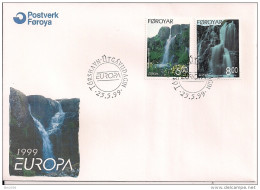 1999 Färöer  Foroya  Mi. 354-5 FDC - 1999