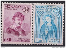 1975 Monaco Yv. 1003-4 Mi. 1167-8 **MNH Europa: Gemälde - 1975