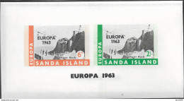 1963 EUROPA SCOTLAND Sanda Island   Bloc  LOCAL MAIL**MNH - 1963