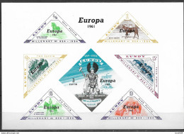 1961 EUROPA Lundy Bloc  LOCAL MAIL **MNH - 1961