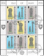 1978 Man Mi. 122-7 Used Sheet  Europa - 1978