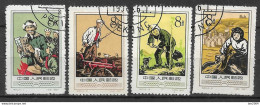 1957 China Mi. 358-61 Used    Landwirtschaftliche Kooperation - Used Stamps