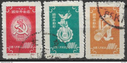 1952 China Mi. 143-5 Used   Tag Der Arbeit. - Used Stamps